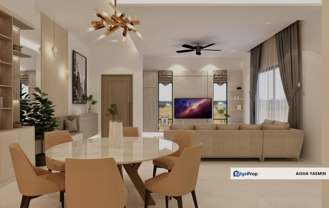 THE GARDEN New Double Storey Terrace at MERLIN Muara Tuang for Sale, Sarawak, Kota Samarahan