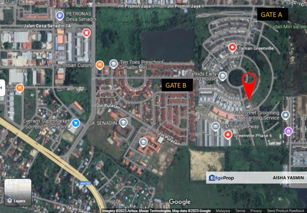 Gated and Guarded SEMI DETACHED Double Storey GREENVILLE at Senadin for Sale, Sarawak, Miri