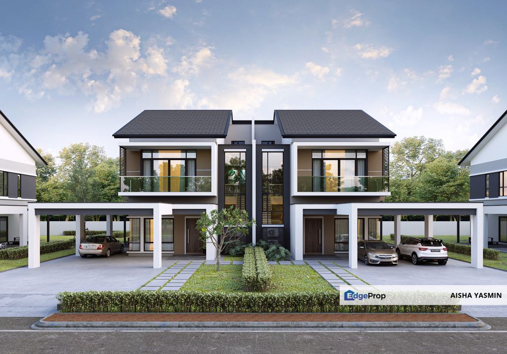 New Semi Detached Double Storey THE GARDEN at MOYAN for Sale, Sarawak, Kuching