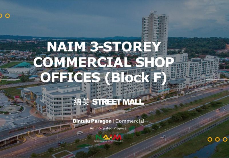 Three Storey Commercial Shop Office at Bintulu for Sale