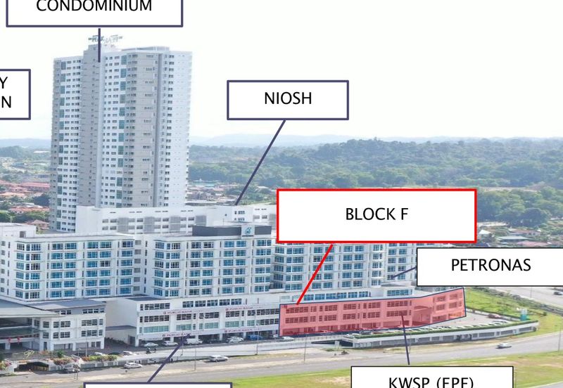 Three Storey Commercial Shop Office at Bintulu for Sale