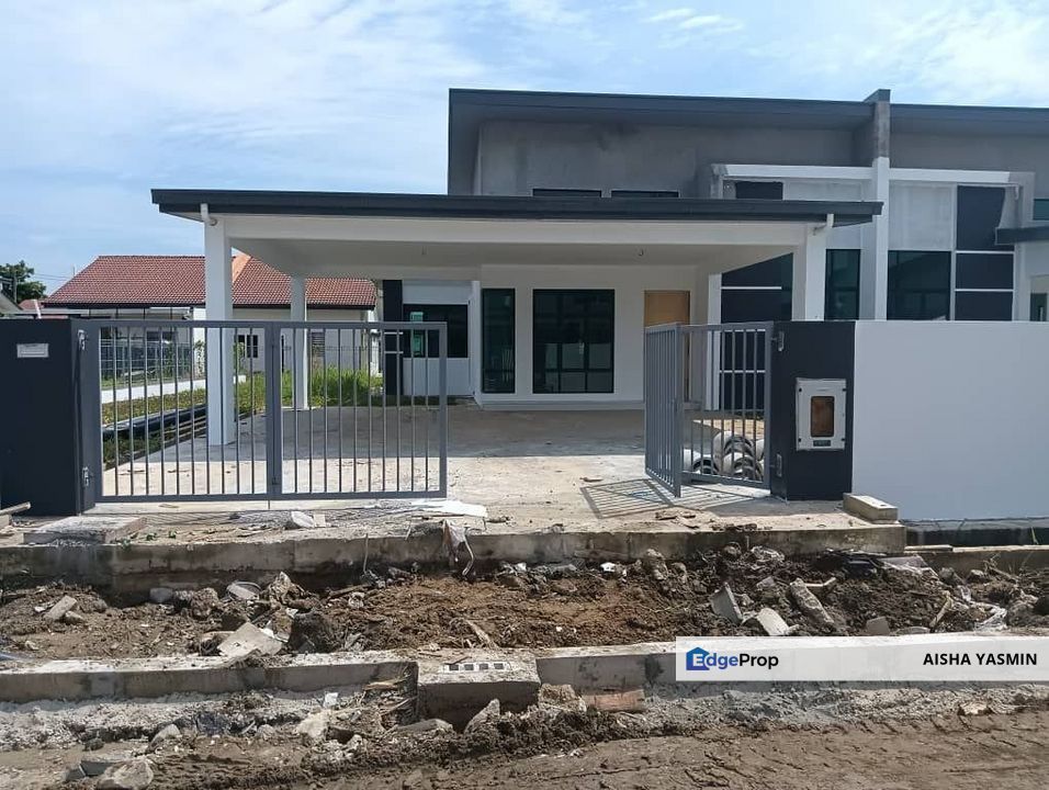 Brand New SEMI DETACHED Single Storey MIX ZONE at Semariang Heights for Sale, Sarawak, Kuching