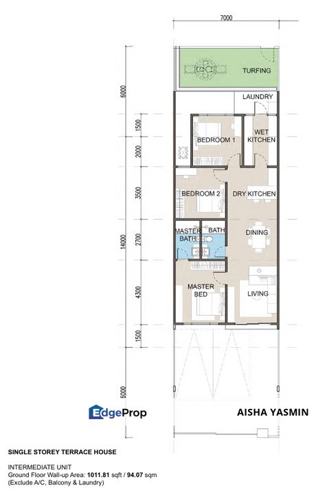 Tarat Single Storey Terrace at Serian for Sale, Sarawak, Serian