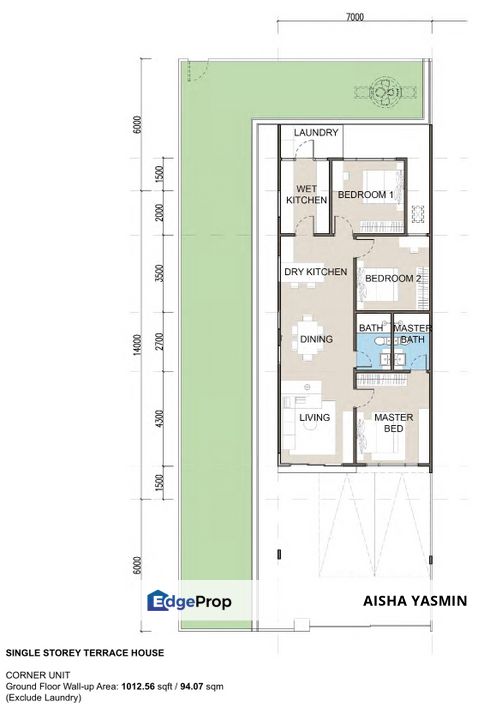 Tarat Single Storey Terrace at Serian for Sale, Sarawak, Serian