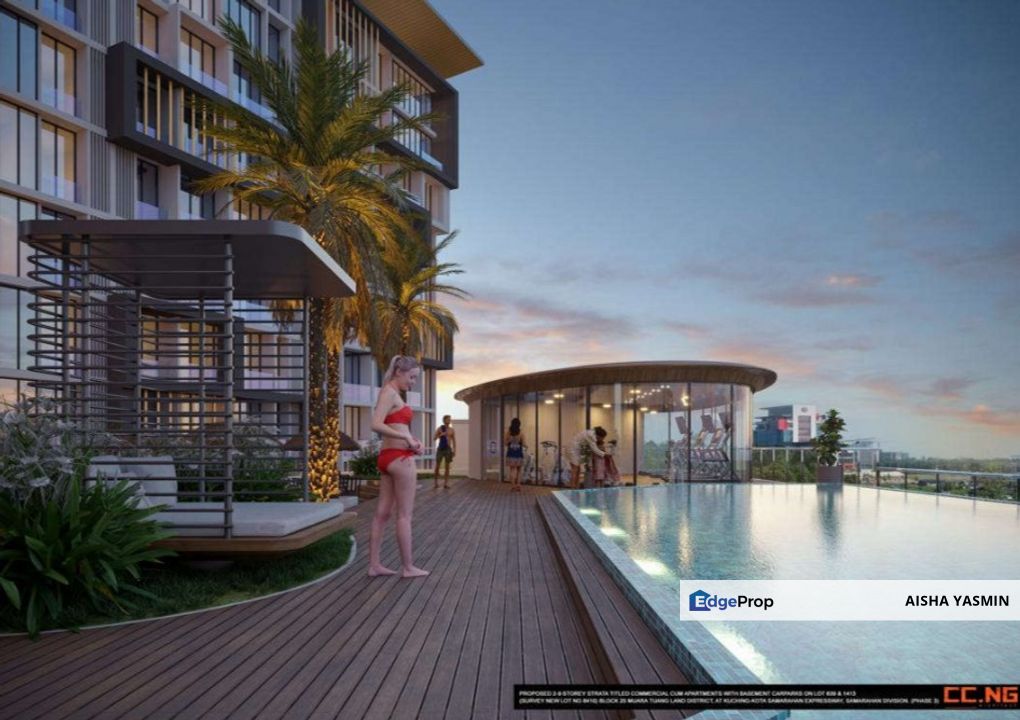 Partially Furnished GUSTINA Residence Close to ART station Samarahan, Sarawak, Kota Samarahan