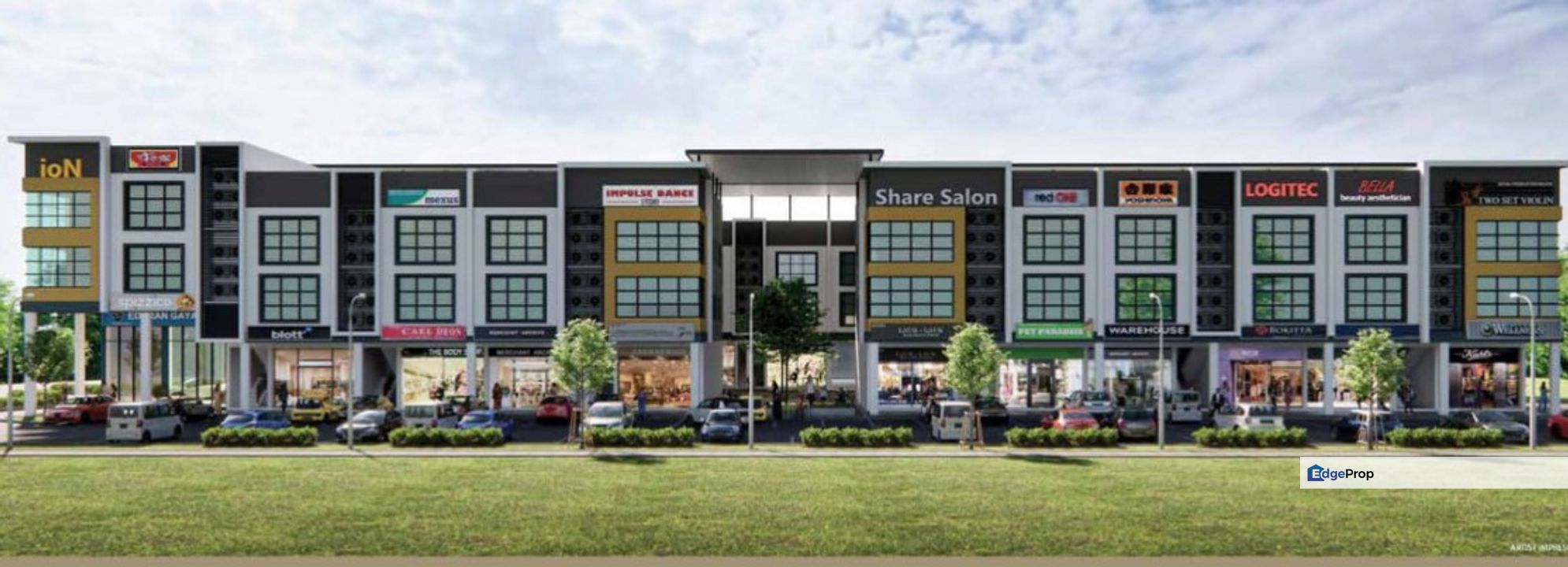 New Three Storey Shophouse near Kuching City Mall Commercial for Sale, Sarawak, Kuching