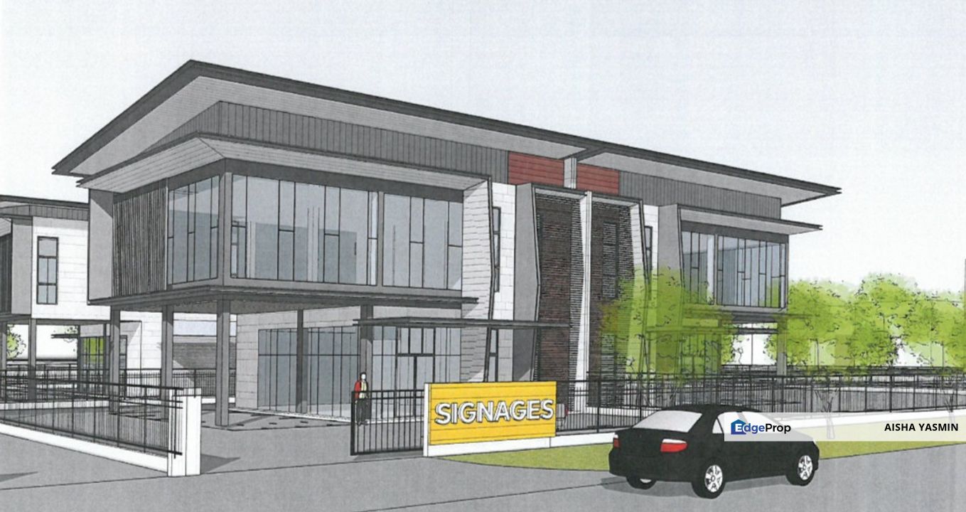 Metrocity Semi Detached Shophouse Prime Area at Matang for Sale, Sarawak, Kuching