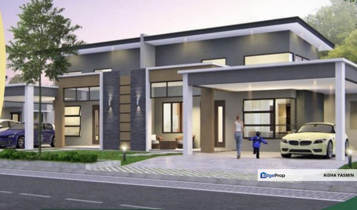 Semi Detached Single Storey at Matang for Sale, Sarawak, Kuching