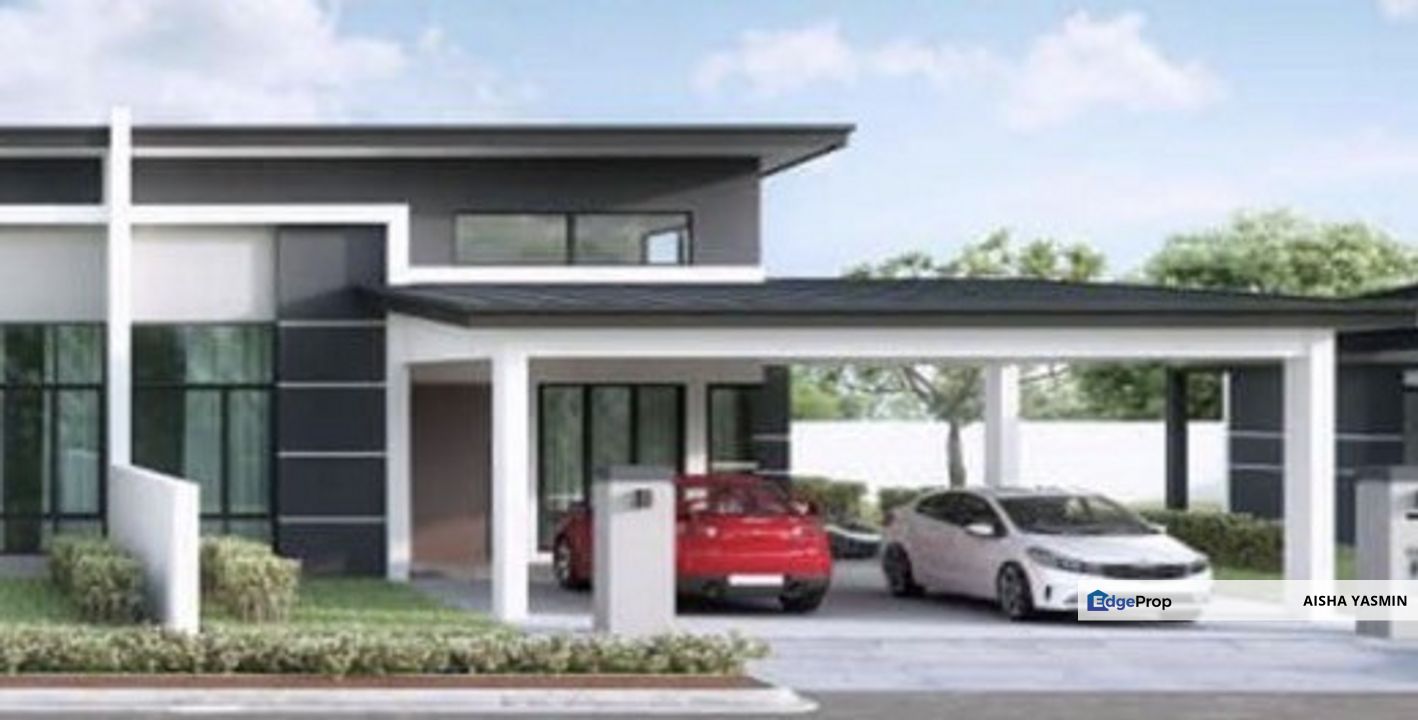 Semi Detached Single Storey at Matang for Sale, Sarawak, Kuching