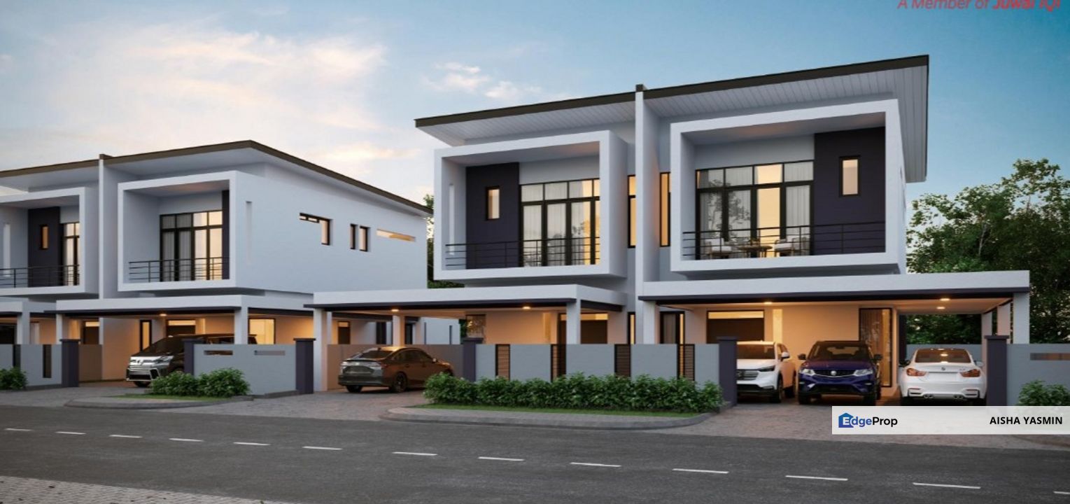 Jernang Garden SEMI DETACHED Double Storey at Kota Samarahan for Sale, Sarawak, Kota Samarahan