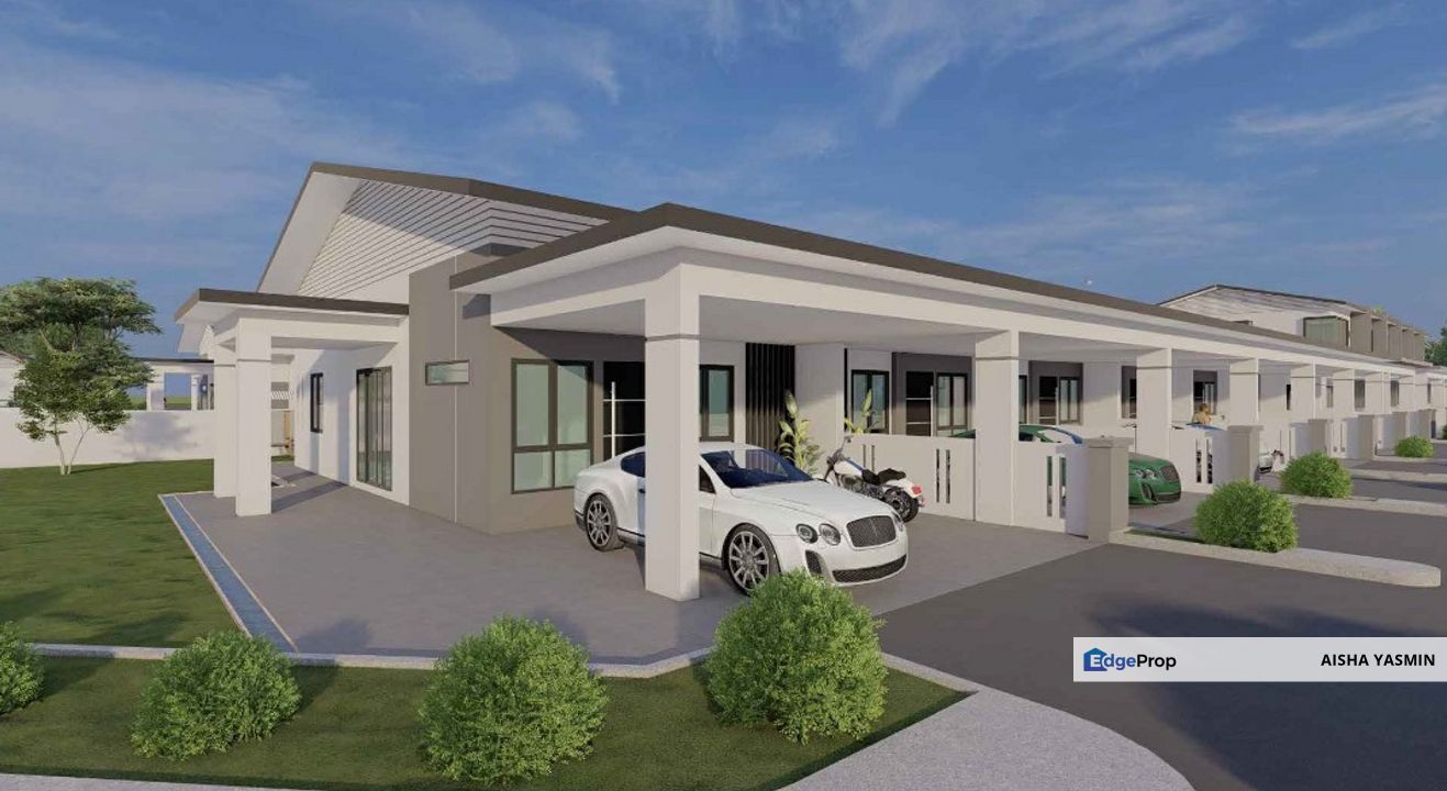 SEMI DETACHED Single Storey at Serian For Sale, Sarawak, Serian