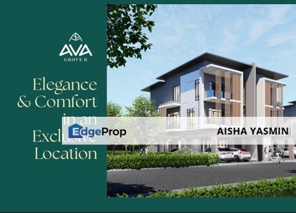 AVA GROVE Luxury Three Storey SEMI DETACHED at Stapok for Sale, Sarawak, Kuching