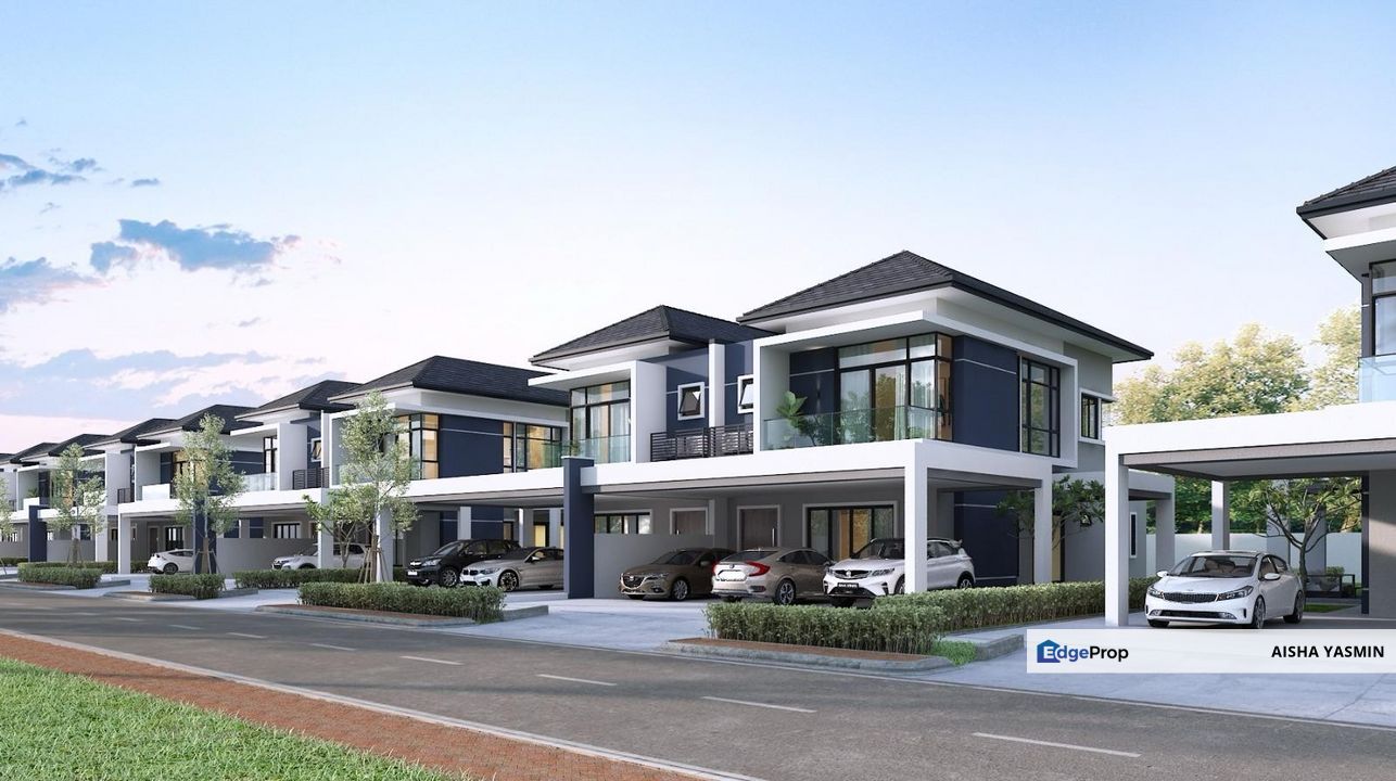 SEMI DETACHED Double Storey REGENT HEIGHT at Stapok for Sale, Sarawak, Kuching