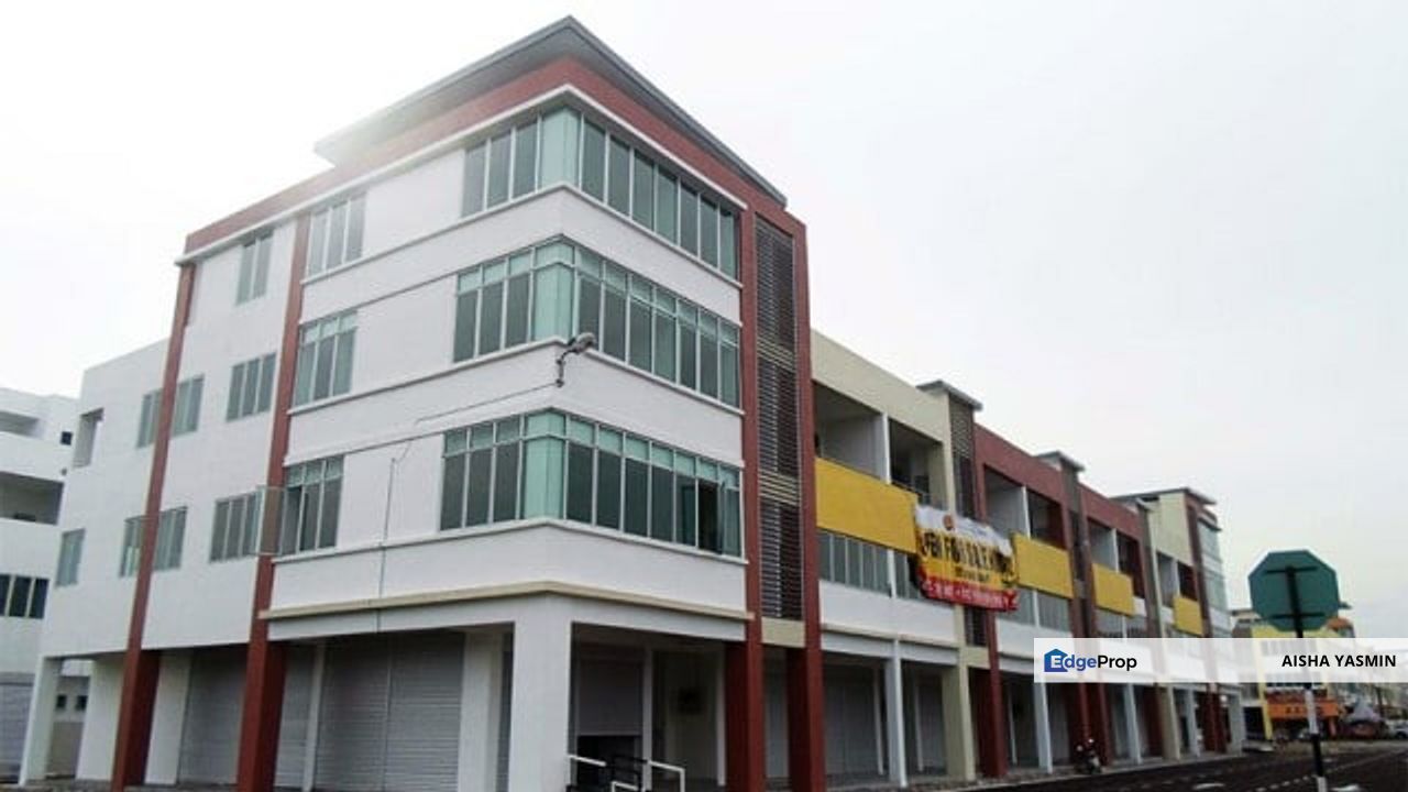 Completed Three Storey Shophouse at Petra Jaya for Sale, Sarawak, Kuching