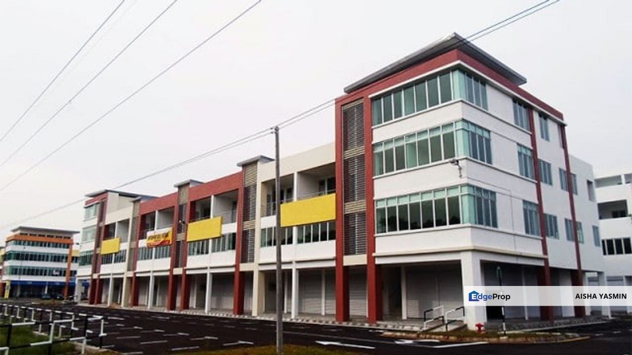 Completed Three Storey Shophouse at Petra Jaya for Sale, Sarawak, Kuching