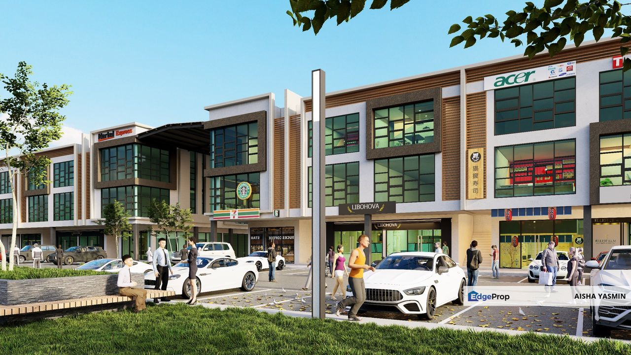 Three Storey Shophouse Covered Mall MUKAH CENTRAL at Mukah FOR SALE, Sarawak, Mukah