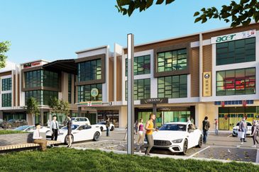 Three Storey Shophouse Covered Mall MUKAH CENTRAL at Mukah FOR SALE