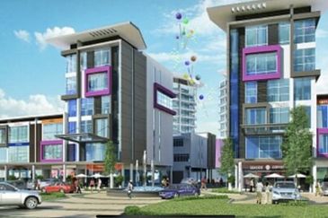 Three Storey Shophouse Covered Mall MUKAH CENTRAL at Mukah FOR SALE