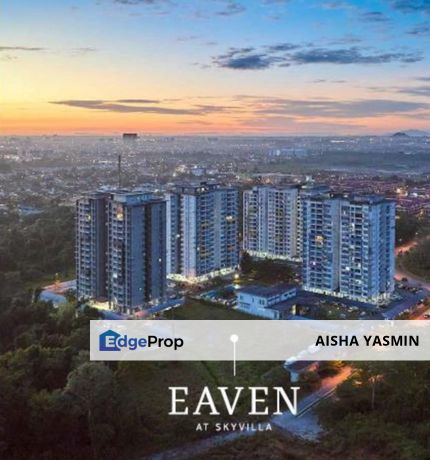 New Two Bedroom Condominium SKYVILLA at MJC Batu Kawa for Sale, Sarawak, Kuching