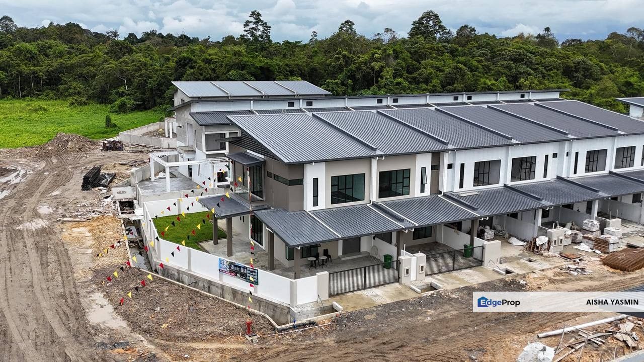 New Double Storey Terrace CENTRAL VILLA at Stutong Baru for Sale, Sarawak, Kuching