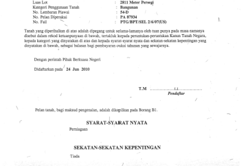 Rawang - Commercial Land