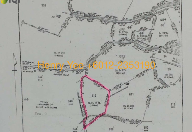 First Grade Land at Bukit Mertajam, Pulau Penang 