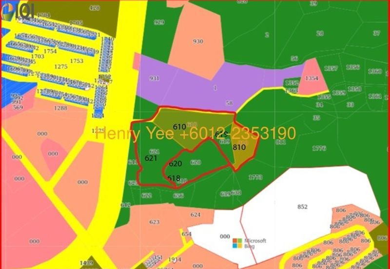 6 lots of land at Mukim 17, District of Seberang Perai Tengah, State of Pulau Pinang
