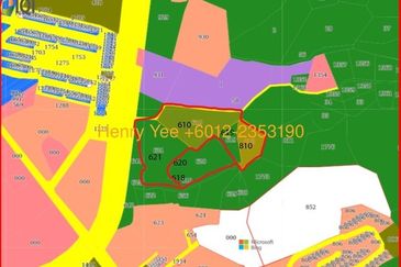 6 lots of land at Mukim 17, District of Seberang Perai Tengah, State of Pulau Pinang