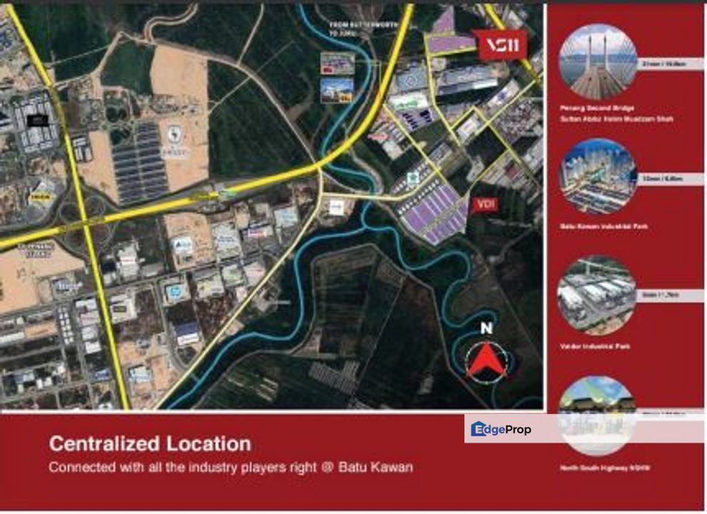 Batu Kawan New Detached Factory Direct Developer, Penang, Simpang Ampat