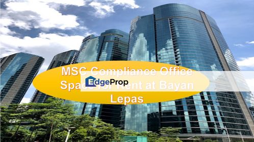 New MSC Compliance Office Space for Rent at Bayan Lepas, Ideal MSC Tower, Bayan Lepas, Penang, Bayan Lepas