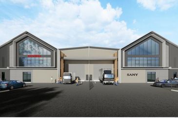 Simpang Ampat Light Industry Semi-Detached Factory for sale