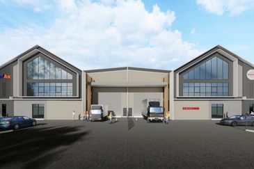 Simpang Ampat Light Industry Semi-Detached Factory for sale