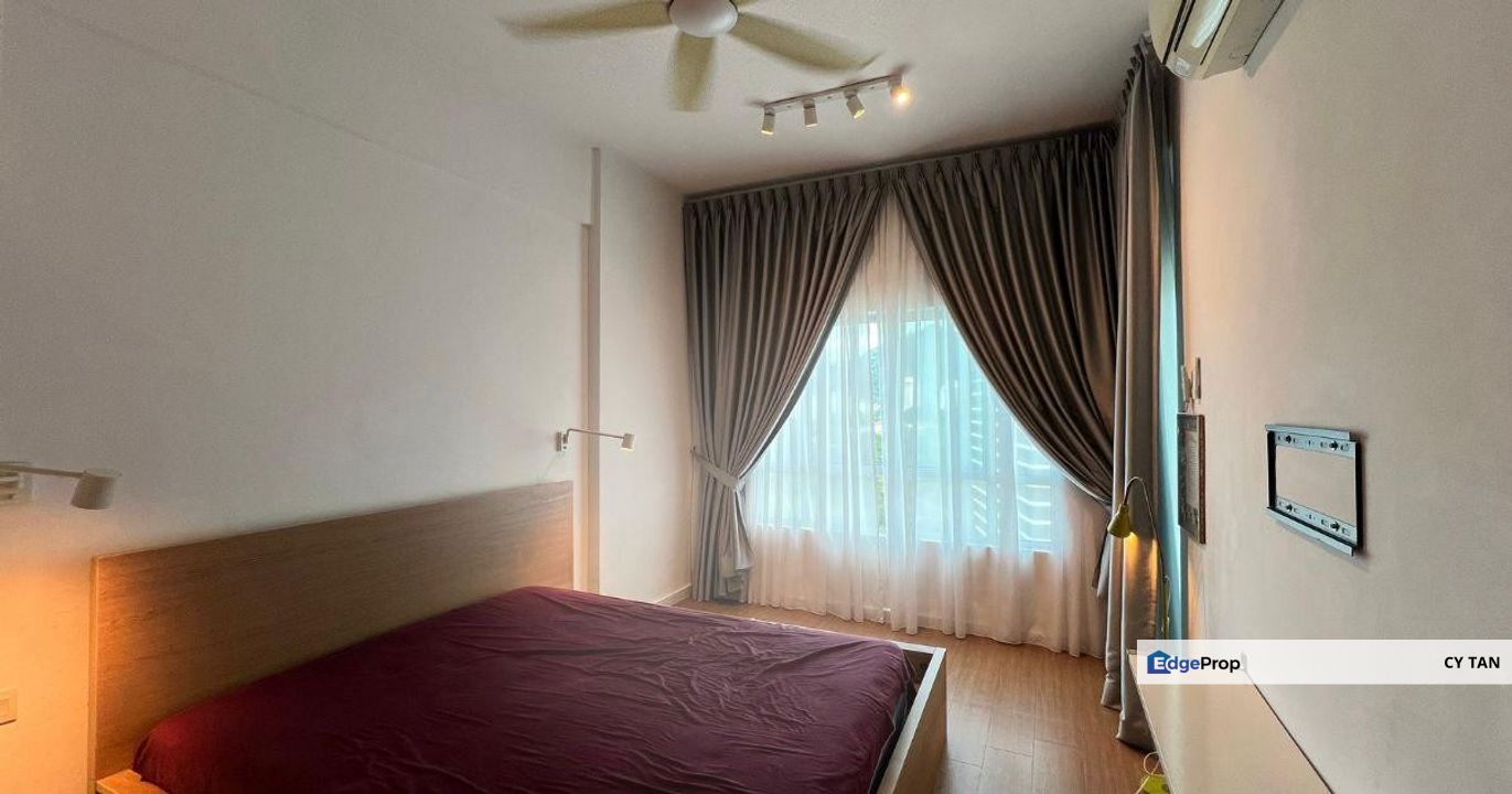 1-Sky Condo @ Fully Furnished With Balcony at Bayan Baru, Nearby Bayan Lepas Industrial Zone, Penang, Penang, Bayan Baru