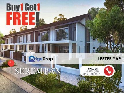 2 storey  terrace with cash back rm 100k, Negeri Sembilan, Seremban