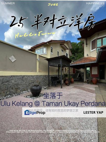 2.5 storey semi d @ ukay perdana with nice renovation, Selangor, Ulu Kelang