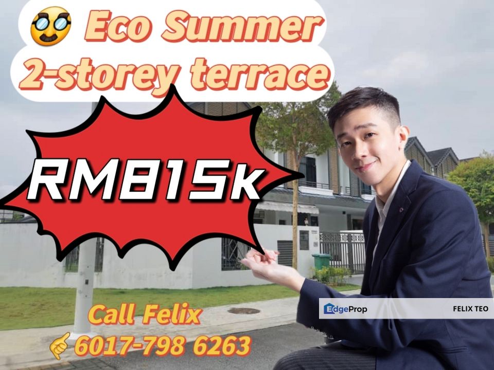 Eco Summer 2Storey Terrace House For Sale for Sale RM815,000 By FELIX TEO EdgeProp.my
