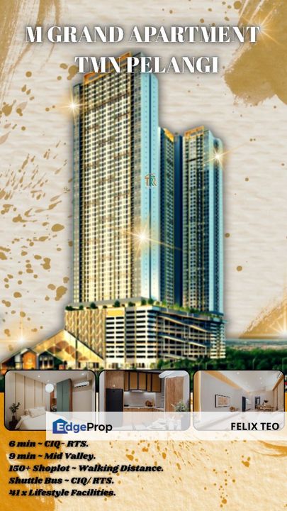🌟New Project M Grand Apartment Johor Bahru @ Taman Pelangi 🌟, Johor, Johor Bahru