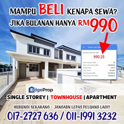 NEW House RM250K Seremban 2 Sty Sikamat Townhouse , Negeri Sembilan, Negeri Sembilan, Seremban