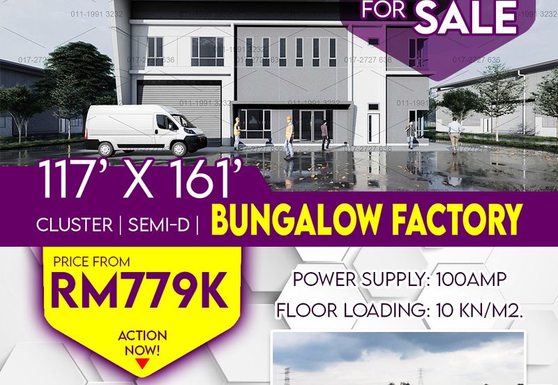 Bungalow Semi D Factory Senawang Seremban 2 New Launching