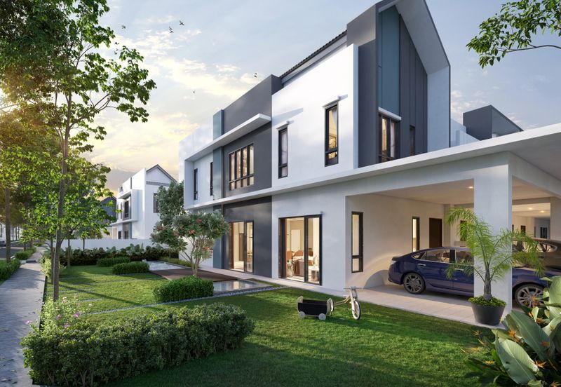 Suria Heights 2-Storey Semi D Cluster Homes 35' x 80' |  Bandar Sri Sendayan