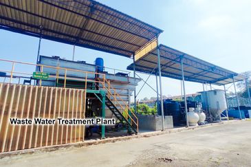 Factory on 5 acres Land in Senawang Seremban fully Facilitated 1250Amp Loading Bay Production Floor Water Treatment 