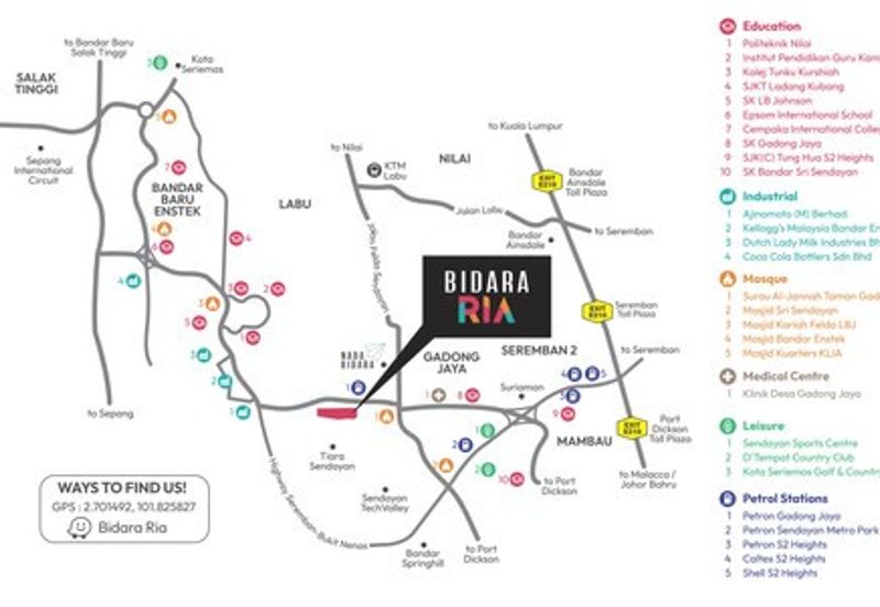 Pusat Komersial Bidara Ria Single Storey Shoplot For Rent Sendayan Labu Gadong
