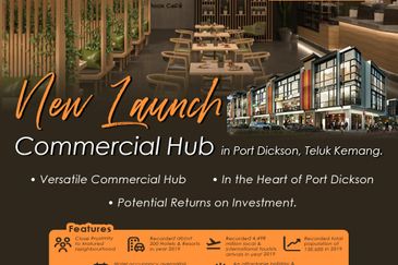 NEW 2 storey Shoplot in Teluk Kemang, Port Dickson