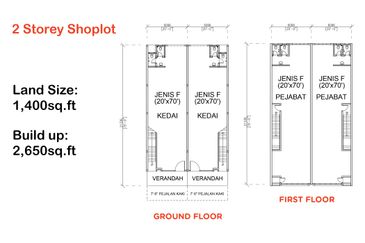 NEW 2 storey Shoplot in Teluk Kemang, Port Dickson