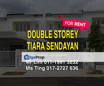 TIARA SENDAYAN 2 STOREY HOUSE FOR RENT , Negeri Sembilan, Seremban