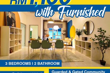 New house with furnished in Guarded N Gated community | Freehold 