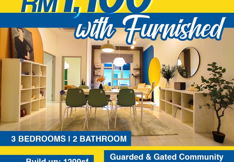 New house with furnished in Guarded N Gated community | Freehold 