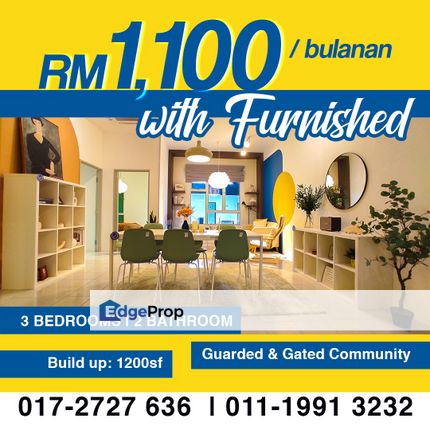 New house with furnished in Guarded N Gated community | Freehold , Negeri Sembilan, Labu