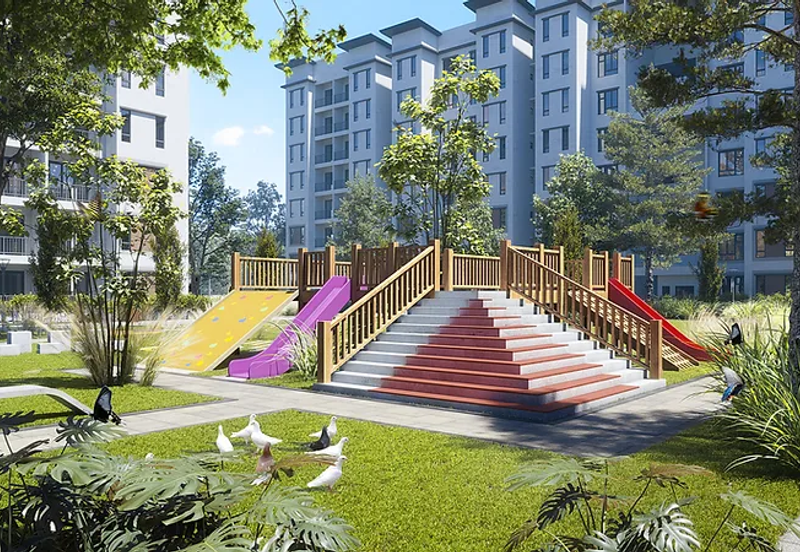 New house with furnished in Guarded N Gated community | Freehold 