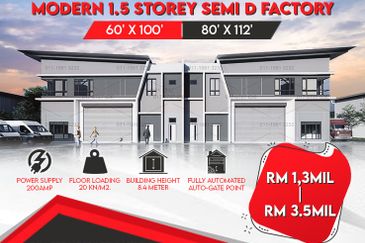 Bungalow Factory / Semi D / Cluster Factory Senawang Seremban 2 New Launching